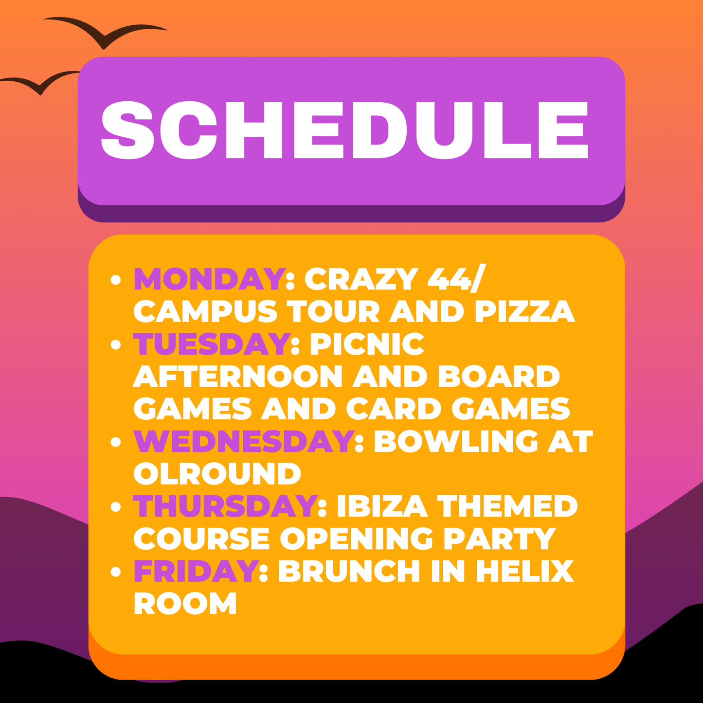 Intro Week